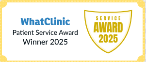 WhatClinic – Patient Service Award · Winner 2025